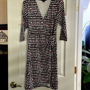 Talbots faux wrap dress